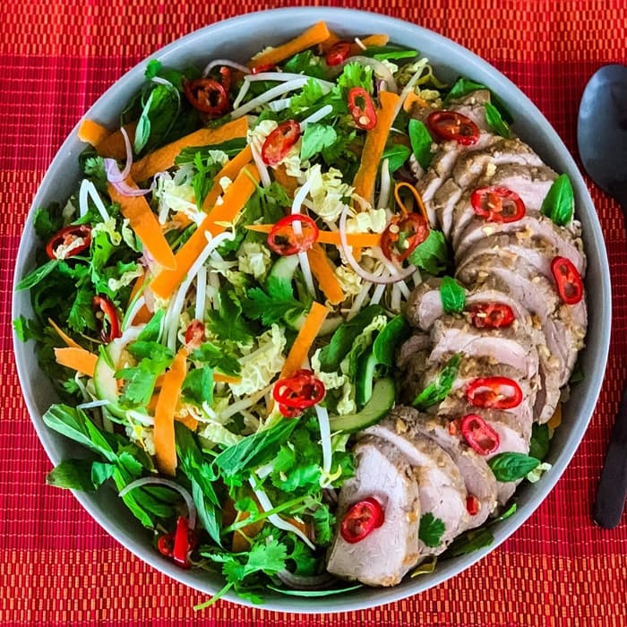 Vietnamese pork salad