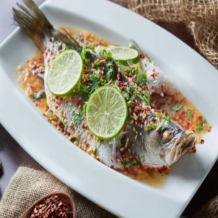 Thai-style steamed fish
